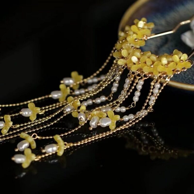 Ancient Style Osmanthus Hairpi - Hanbok Hair Pin recension och pris
