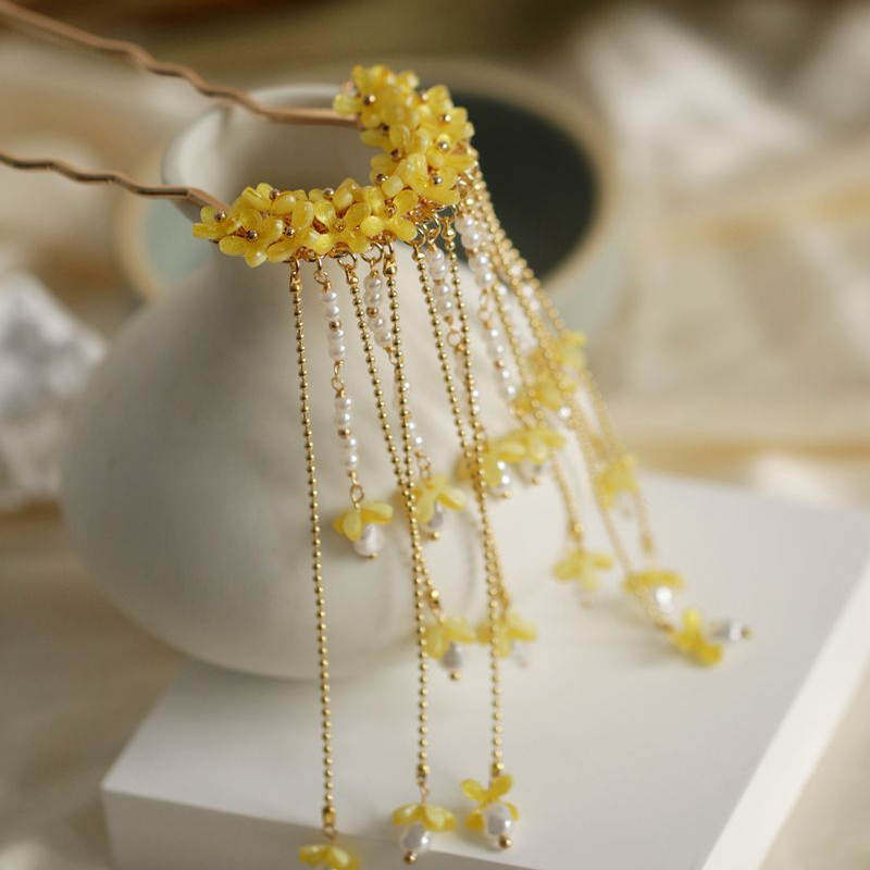 Ancient Style Osmanthus Hairpi - Hanbok Hair Pin recension och pris