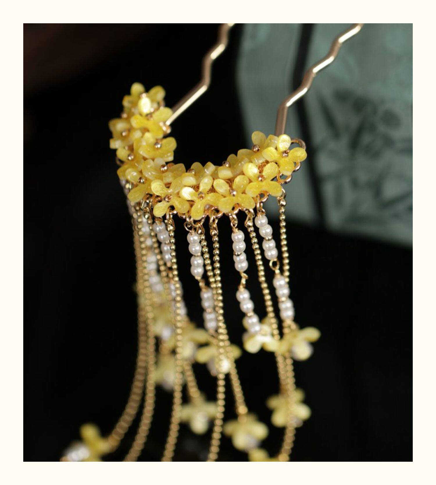 Ancient Style Osmanthus Hairpi - Hanbok Hair Pin recension och pris