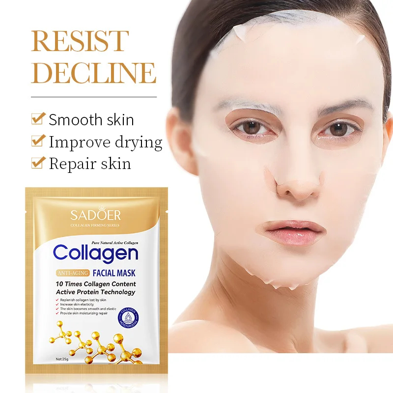 50/30/20/10pcs SADOER Collagen - Sheet Mask Collagen recension och pris