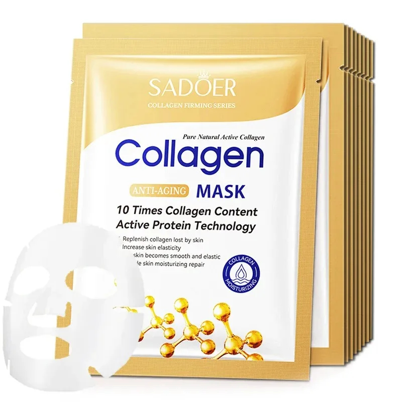 50/30/20/10pcs SADOER Collagen - Sheet Mask Collagen recension och pris