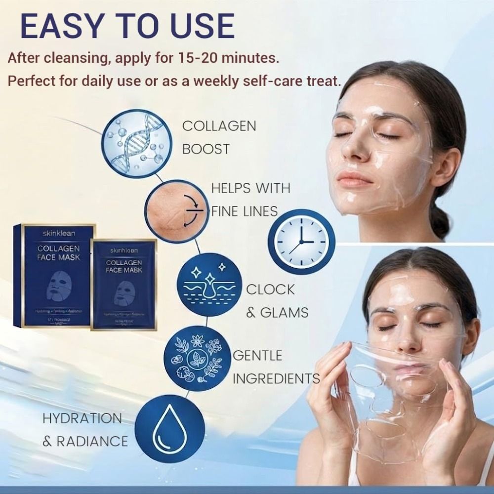Hydrating Collagen Face Mask H - Sheet Mask Collagen recension och pris