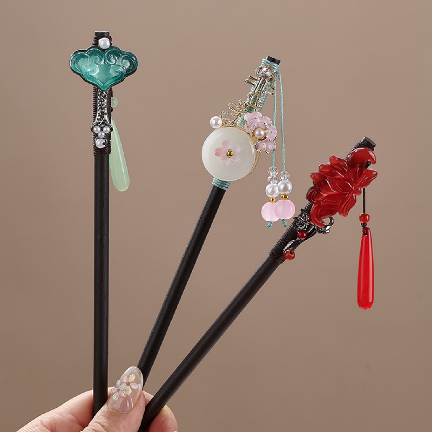 Vintage Flower Hairpin For Wom - Hanbok Hair Pin recension och pris