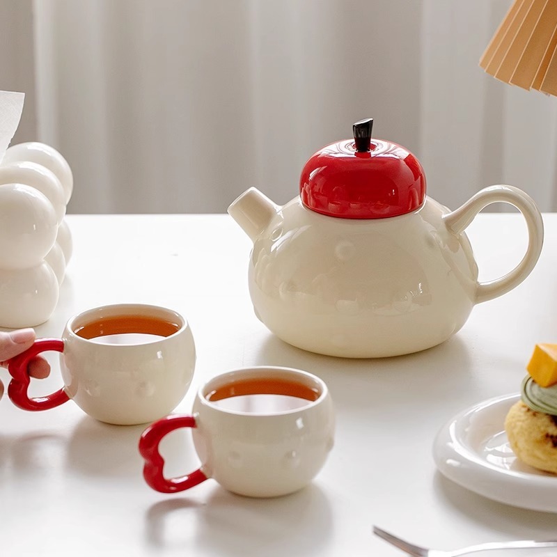 Korean Creative Cartoon Apple  - Korean Tea Set recension och pris