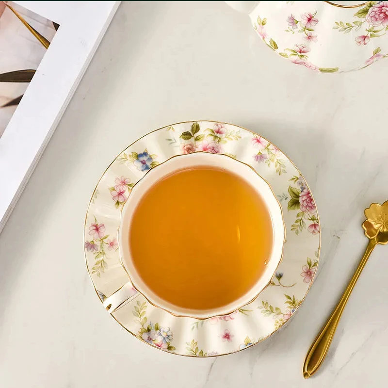 3PCS/Sets Pastoral style Flowe - Korean Tea Set recension och pris
