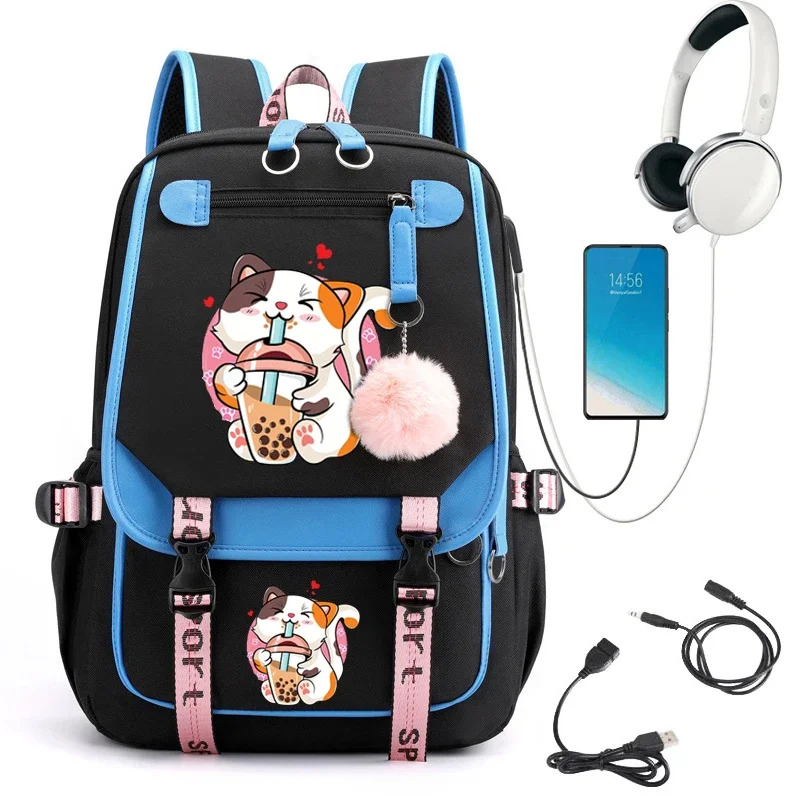 2024 New Nylon Women Backpack  - Korean Tea Set recension och pris