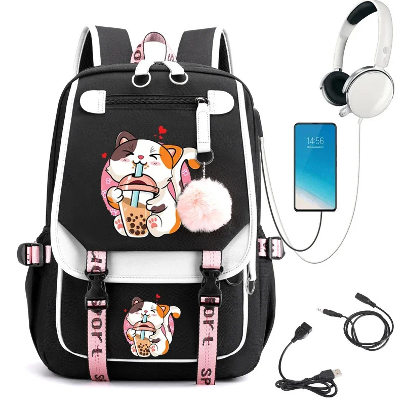 2024 New Nylon Women Backpack  - Korean Tea Set recension och pris