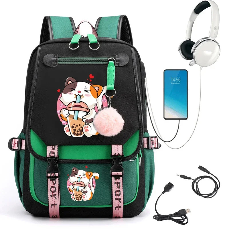 2024 New Nylon Women Backpack  - Korean Tea Set recension och pris