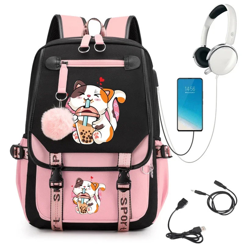 2024 New Nylon Women Backpack  - Korean Tea Set recension och pris