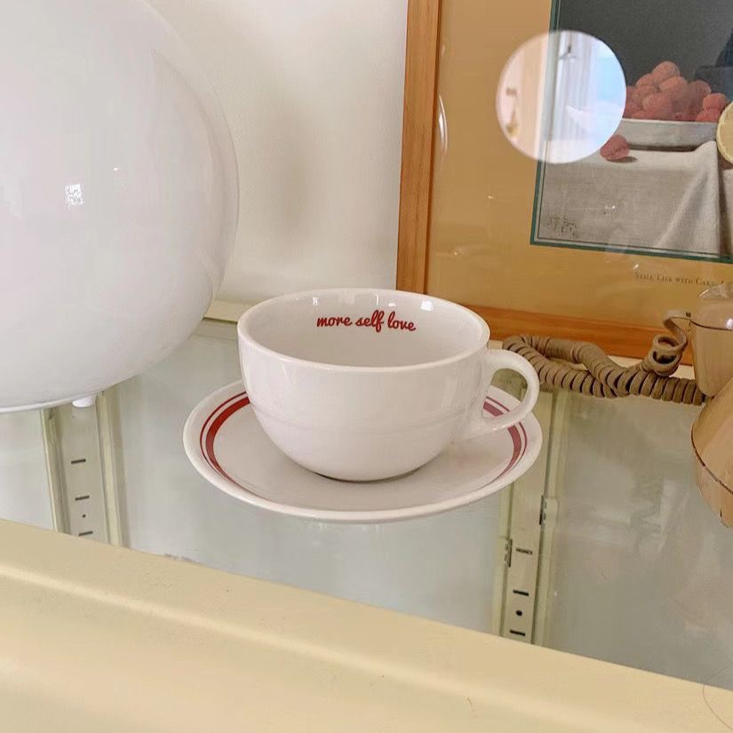 Korea Letters Coffee Cup Sauce - Korean Tea Set recension och pris
