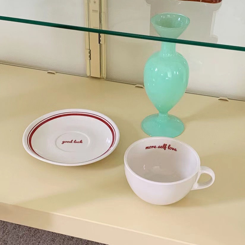 Korea Letters Coffee Cup Sauce - Korean Tea Set recension och pris