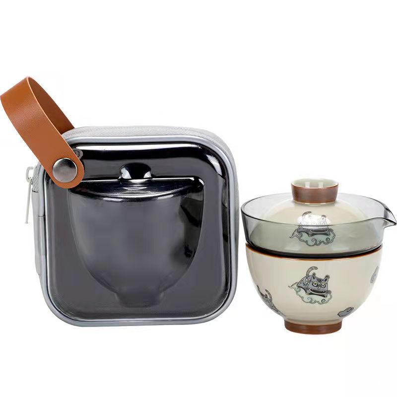 Travel Tea Set Portable Bag Qu - Korean Tea Set recension och pris