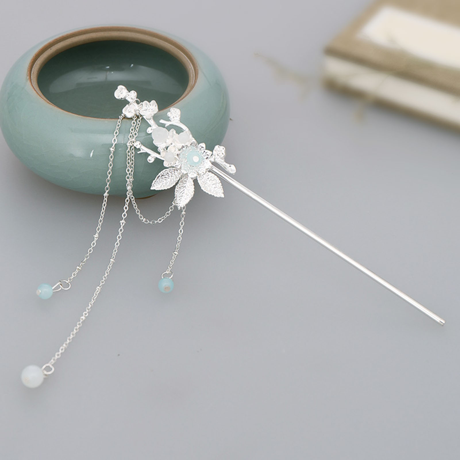 Chinese Style Alloy Hair Stick - Hanbok Hair Pin recension och pris